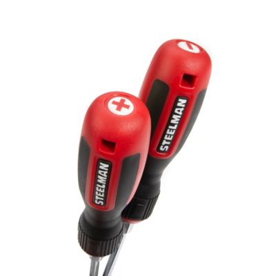 Image showing 5 th STEELMAN 4 pc. Comfort-Grip Screwdriver Set