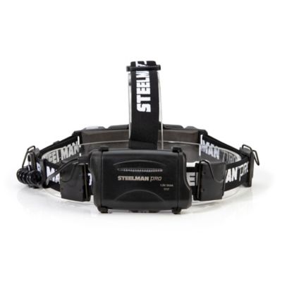 Image showing  250 Lumen Slim Profile LED Motion Activated Headlamp with Rear Red Blinker, Includes Red Night-Vision LEDs