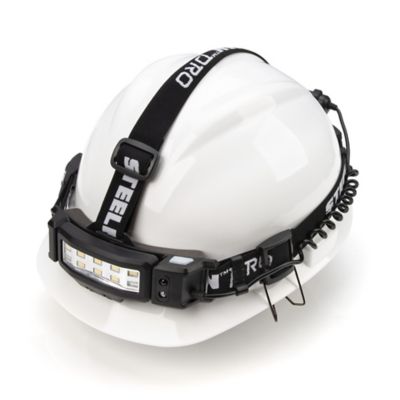 Image showing  250 Lumen Slim Profile LED Motion Activated Headlamp with Rear Red Blinker, Includes Red Night-Vision LEDs