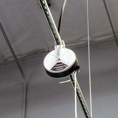 Image showing 5 th STEELMAN 30 ft. Indoor/Outdoor Retractable Cord Reel with Triple Tap and 13A Inline Circuit Breaker