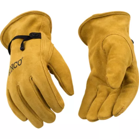 Kinco Men's GLV Split Cowhide Leather Work Gloves Large 1 Pair Work Gloves