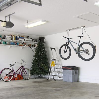 Image showing  44 lb. Capacity Ceiling-Mount Aluminum Bicycle Lift