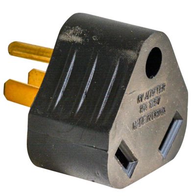 Image showing  28 in. 25/125V 45A RV Camper Y-Adapter Power Cable with 15/30A Male And 45A Female