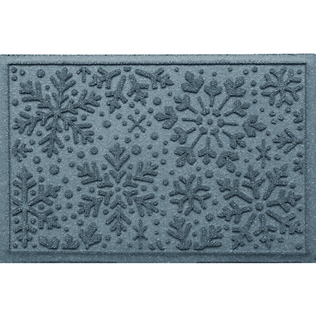 Bungalow Flooring Waterhog Snowflake Doormat