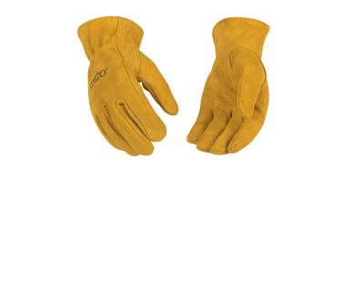 Kinco Kids' Split Cowhide Gloves, 1 Pair, Medium
