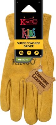 Image showing  Kids' Split Cowhide Gloves, Medium, 1-Pair
