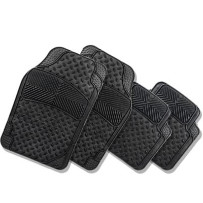 Image showing  Heavy-Duty Automotive Floor Mats, Black, 4 pc.