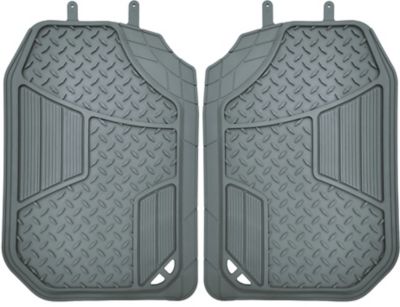 Simoniz SUV/Truck Automotive Floor Mats, Grey, 2 pc.