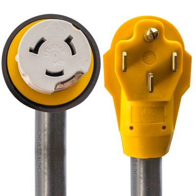 Image showing  30 ft. 125/250V 50A Marine Type Pigtail Extension Cord