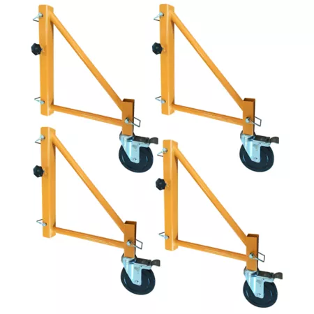 Pro-Series 18" Scaffold Stabilizer with Caster Set 4 Pieces. Ladder & Scaffolding Accessories