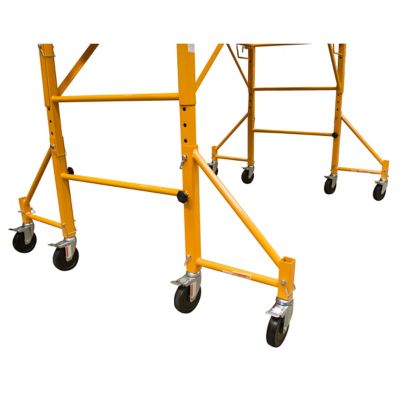 Image showing  18 in. Scaffolding Outrigger with Casters Set, 4 pc.