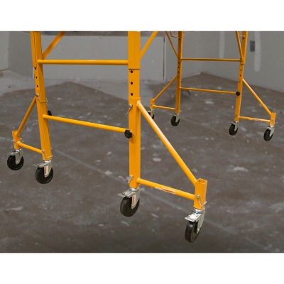 Image showing  18 in. Scaffolding Outrigger with Casters Set, 4 pc.