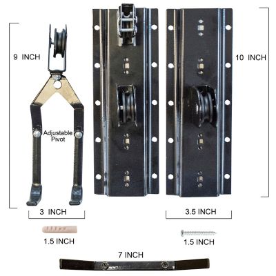 Image showing 5 th Sportsman Series 44 lb. Capacity Steel Utility Ceiling Mount Bicycle Lift