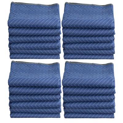 Buffalo Tools 72 in. x 80 in. Reversible Moving Blanket Set, 24-Pack