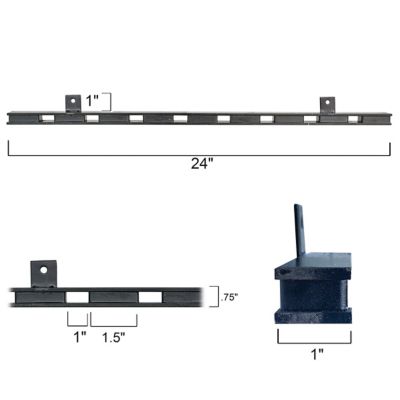 Image showing  24 in. Magnetic Utility/Tool Storage Bars, 2-Pack