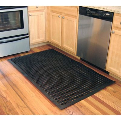 Image showing 6 th AmeriHome 3 pc. Rubber Door Mat Set