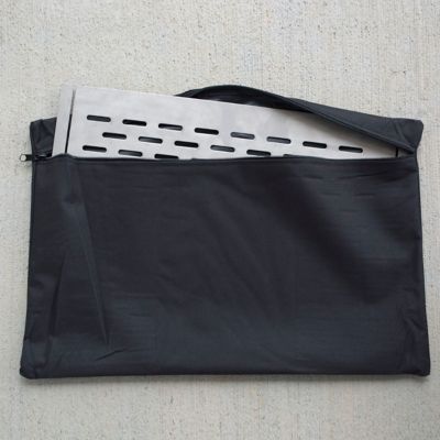 Image showing  27 in. Portable 5-Panel Interlocking Stainless Steel Fire Pit