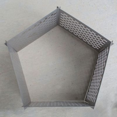 Image showing 5 th Sportsman Series 27 in. Portable 5-Panel Interlocking Stainless Steel Fire Pit