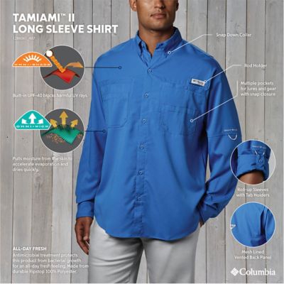 Image showing 1 th Columbia Sportswear Men's Omni-Wick/Omni-Shade Tamiami II Long-Sleeve Button-Down Shirt