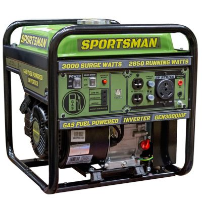 Sportsman 2,850-Watt Gasoline Powered Open Frame Portable Inverter Generator Generator runs great