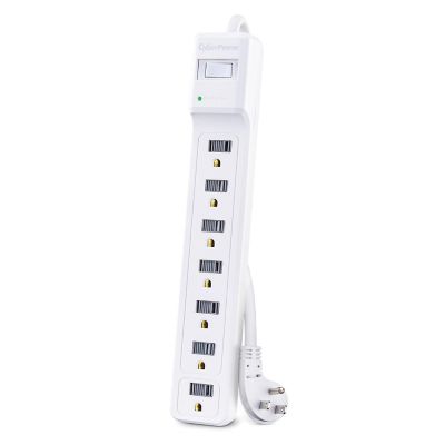Image showing  7 Outlet Essential Series Power Strip Surge Protector