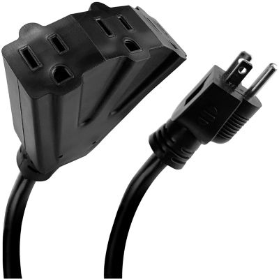 Image showing  2 ft. Indoor Power Block 2 Extension Cord