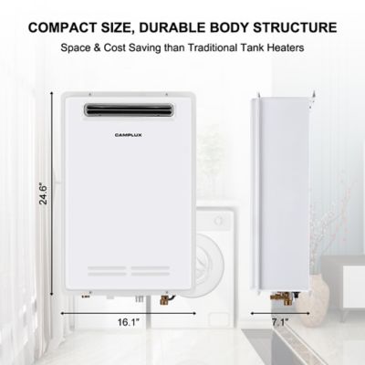 Image showing  6.86 GPM Residential Indoor Natural Tankless Water Heater