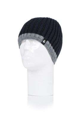 Heat Holders Men's Breacon Contrast Trim Ribbed Hat