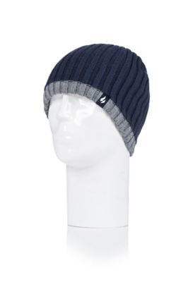 Heat Holders Men's Breacon Contrast Trim Ribbed Hat