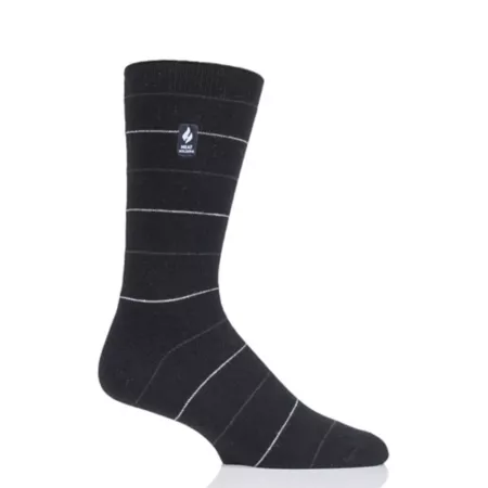 Heat Holders Men's Corbin Ultra Lite Pinstripe Socks Men's Crew Socks