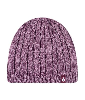 Heat Holders Women's Alesund Cable Knit Hat Warmest Hat Ever