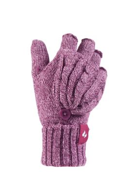 Heat Holders Women's Melinda Cable Knit Converter Gloves, 1 Pair