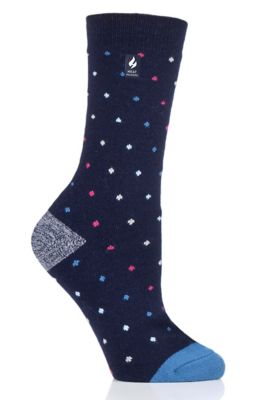Heat Holders Women's Berry Ultra Lite Spots Crew Socks, HH2W04846