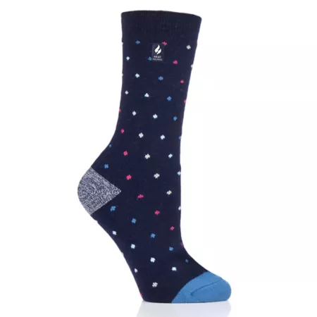 Heat Holders Women's Berry Ultra Lite Spots Crew Socks HH2W04846 Women's Crew Socks