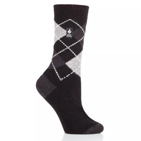 Heat Holders Women's Delilah Ultra Lite Argyle Crew Socks Women's Boot Socks