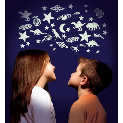 Image showing  The Original Glow Stars Cosmic Moon and Stars Glow Set