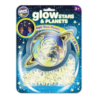 Legler The Original Glow Stars Glow-in-the-Dark Set, Stars and Planets