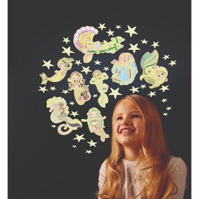 Image showing  The Original Glow Stars Glow-in-the-Dark Mermaids and Glitter Stars Set