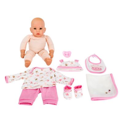 Legler Small Foot Toys Baby Doll Complete Playset, Hannah