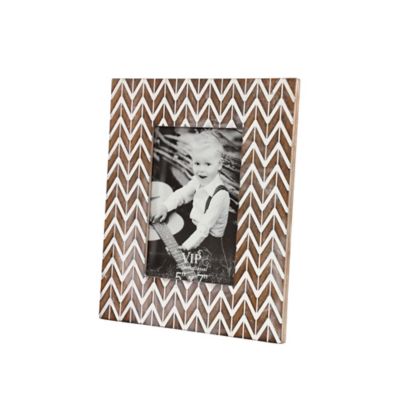 Image showing  Brown Wood Modern Photo Frames, 9 in. x 10 in., Set of 2, 42986