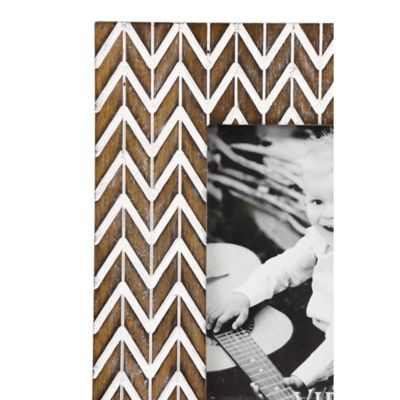 Image showing  Brown Wood Modern Photo Frames, 9 in. x 10 in., Set of 2, 42986