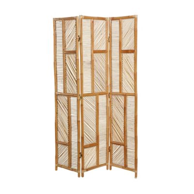 Image showing  Wood Contemporary Room Divider Screen, 71 in. x 52 in., Brown