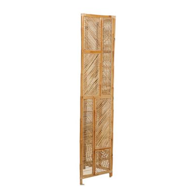 Image showing  Wood Contemporary Room Divider Screen, 71 in. x 52 in., Brown