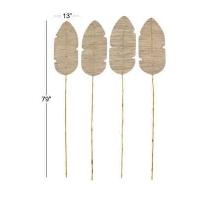 Image showing  79 in. Dried Brown Bamboo Eclectic Natural Foliage Plants, 4 pc.