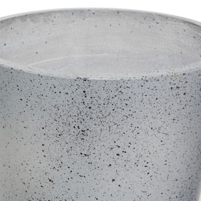 Image showing  Set of 2 Grey MgO Contemporary Planter 14 in., 16 in.H