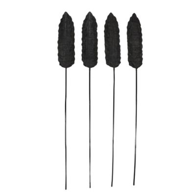 Image showing  78 in. Dried Black Bamboo Natural Foliage Plants, 4 pc.