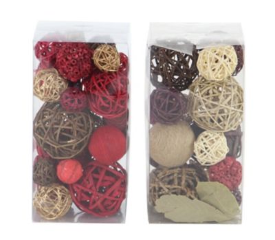 Image showing  Multicolor Dried Flowers Country Orbs and Vase Fillers, 6 in. x 12 in., 2-Pack