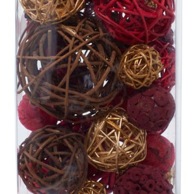 Image showing  Multicolor Dried Flowers Country Orbs and Vase Fillers, 6 in. x 12 in., 2-Pack