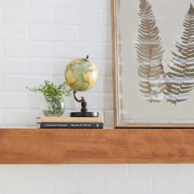 Harper & Willow Wood Traditional Globe, 9 in. x 5 in. x 5 in., Green