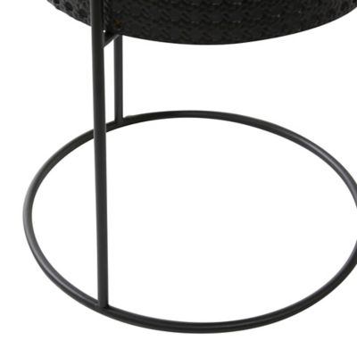 Image showing  Iron Planters, 23 in., 19 in., 15 in., 3-Pack